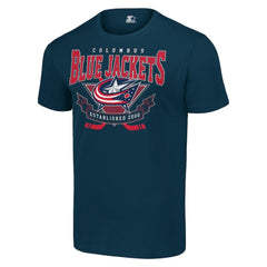 NHL Navy Columbus Blue Jackets Starter Team Logo Graphic T-Shirt