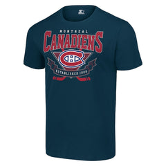 NHL Navy Montreal Canadiens Starter Team Logo Graphic T-Shirt