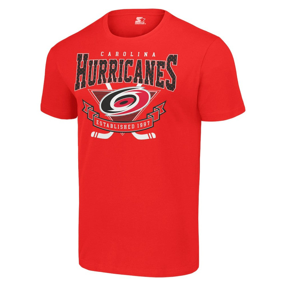NHL Red Carolina Hurricanes Starter Team Logo Graphic T-Shirt