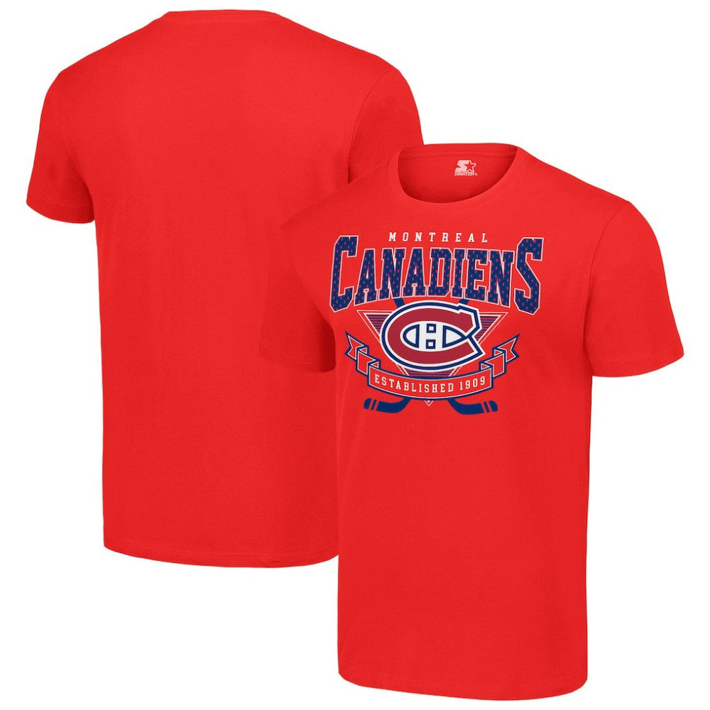 NHL Red Montreal Canadiens Starter Team Logo Graphic T-Shirt