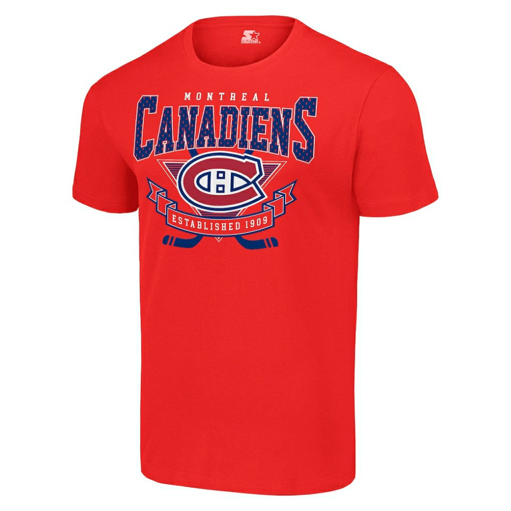 NHL Red Montreal Canadiens Starter Team Logo Graphic T-Shirt
