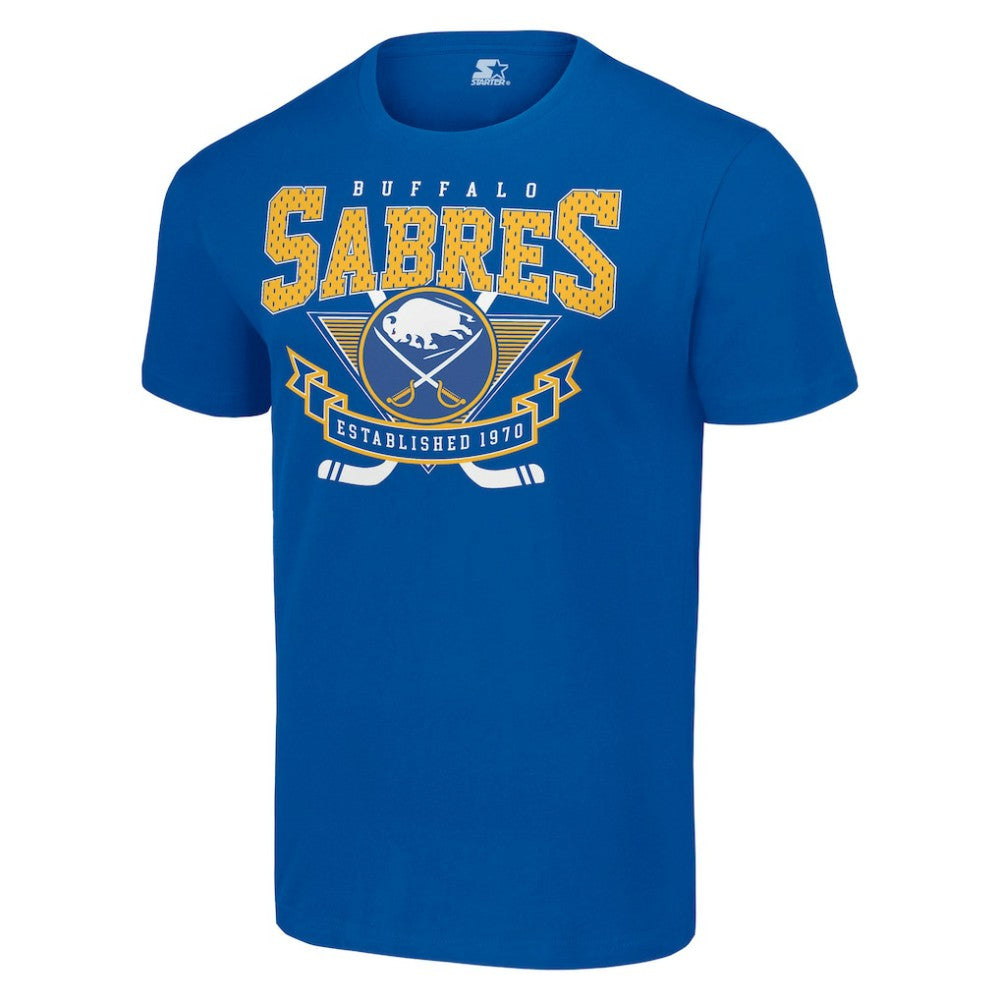 NHL Royal Buffalo Sabres Starter Team Logo Graphic T-Shirt