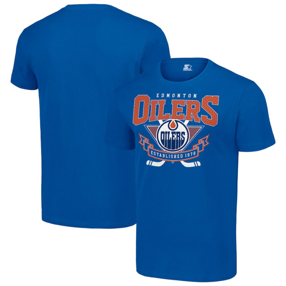 NHL Royal Edmonton Oilers Starter Team Logo Graphic T-Shirt