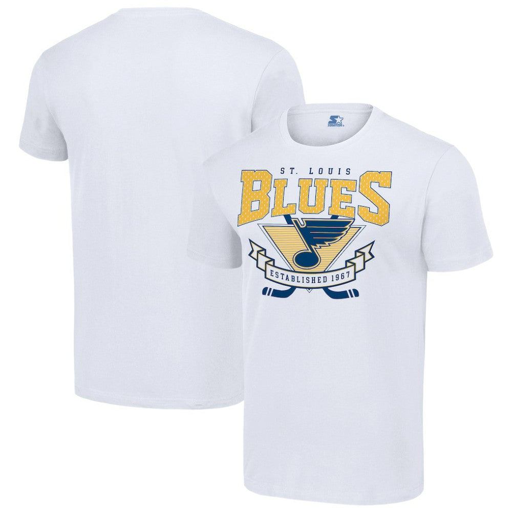 NHL White St. Louis Blues Starter Team Logo Graphic T-Shirt