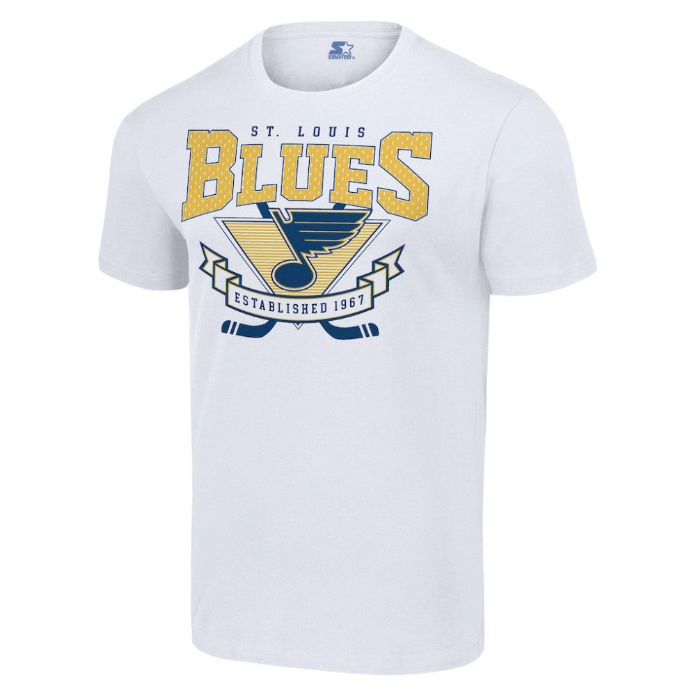 NHL White St. Louis Blues Starter Team Logo Graphic T-Shirt