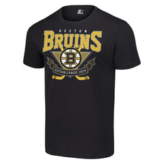 NHL Black Boston Bruins Starter Team Logo Graphic T-Shirt