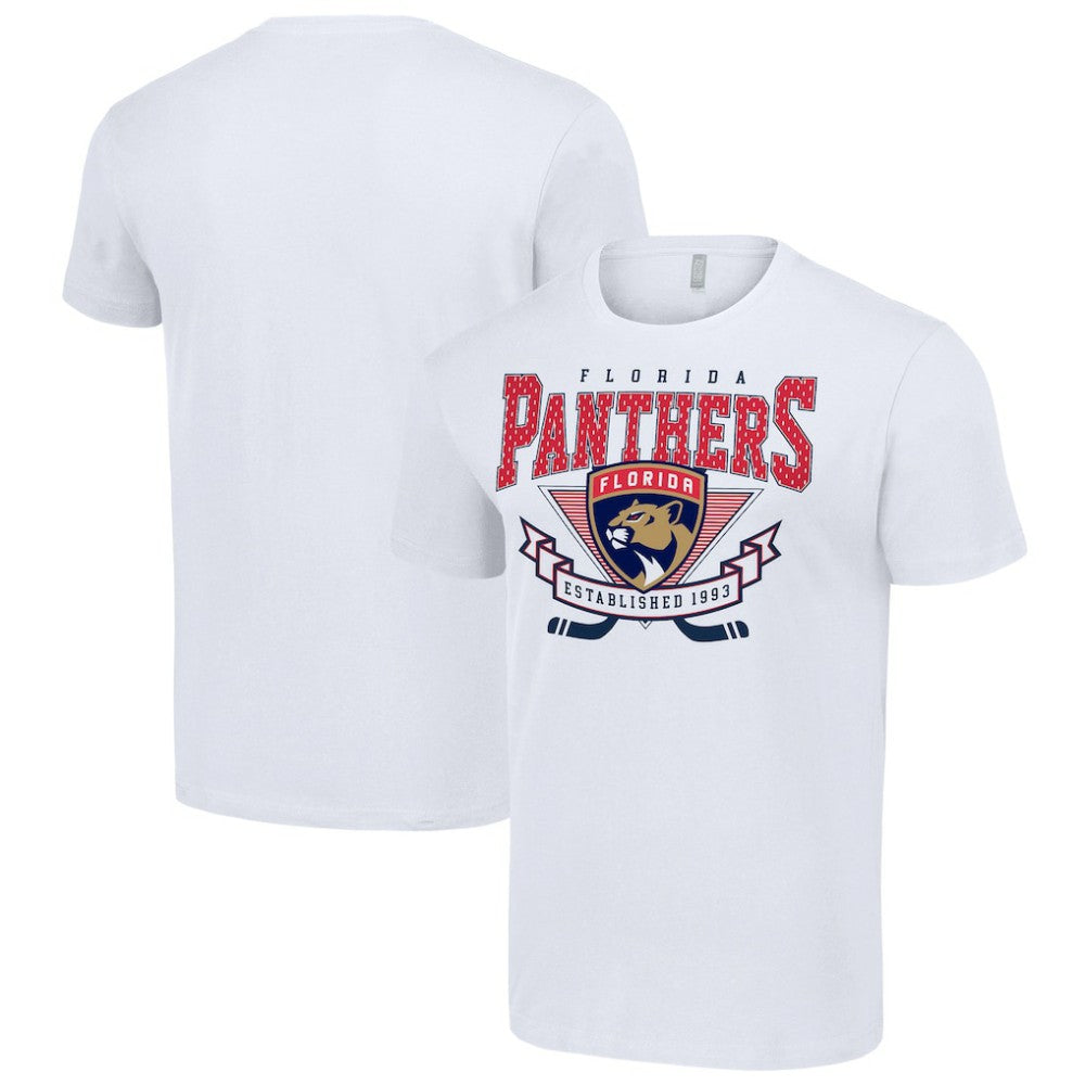 NHL White Florida Panthers Starter ‘80s Inspired T-Shirt