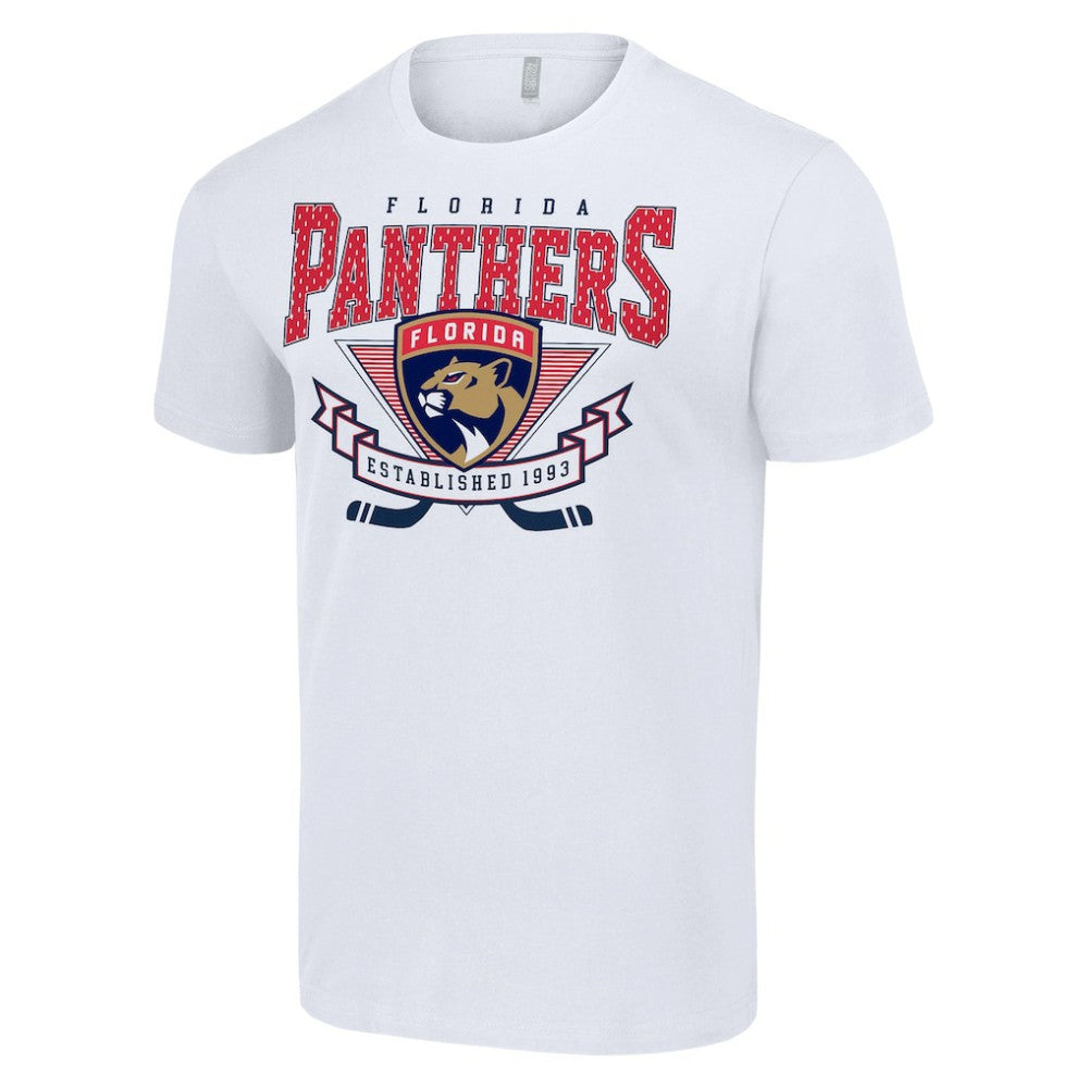 NHL White Florida Panthers Starter ‘80s Inspired T-Shirt