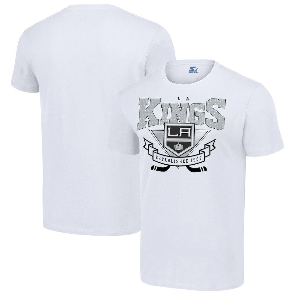 NHL White Los Angeles Kings Starter Team Logo Graphic T-Shirt