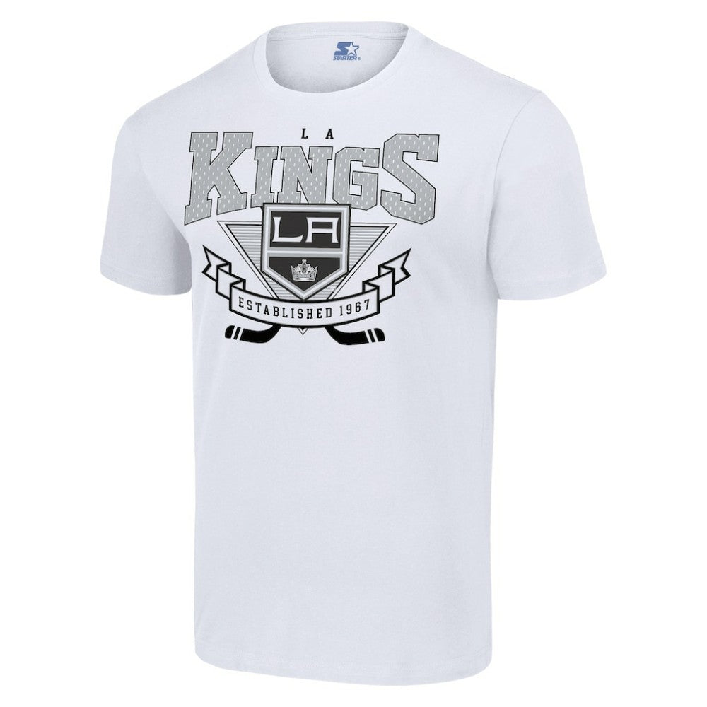 NHL White Los Angeles Kings Starter Team Logo Graphic T-Shirt