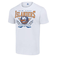 NHL White New York Islanders Starter Team Logo Graphic T-Shirt
