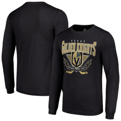 NHL Black Vegas Golden Knights Starter Team Logo Graphic Long Sleeve T-Shirt