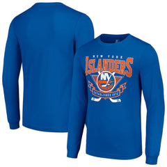 NHL Royal New York Islanders Starter Team Logo Graphic Long Sleeve T-Shirt
