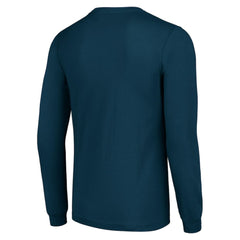 NHL Navy Columbus Blue Jackets Starter Team Logo Graphic Long Sleeve T-Shirt