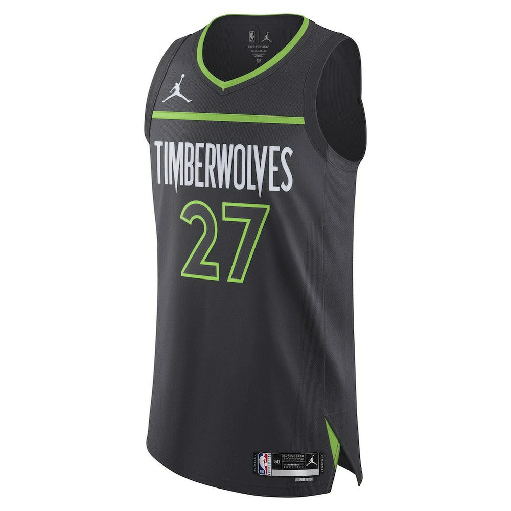 NBA Rudy Gobert Minnesota Timberwolves Jordan Brand Authentic Jersey
