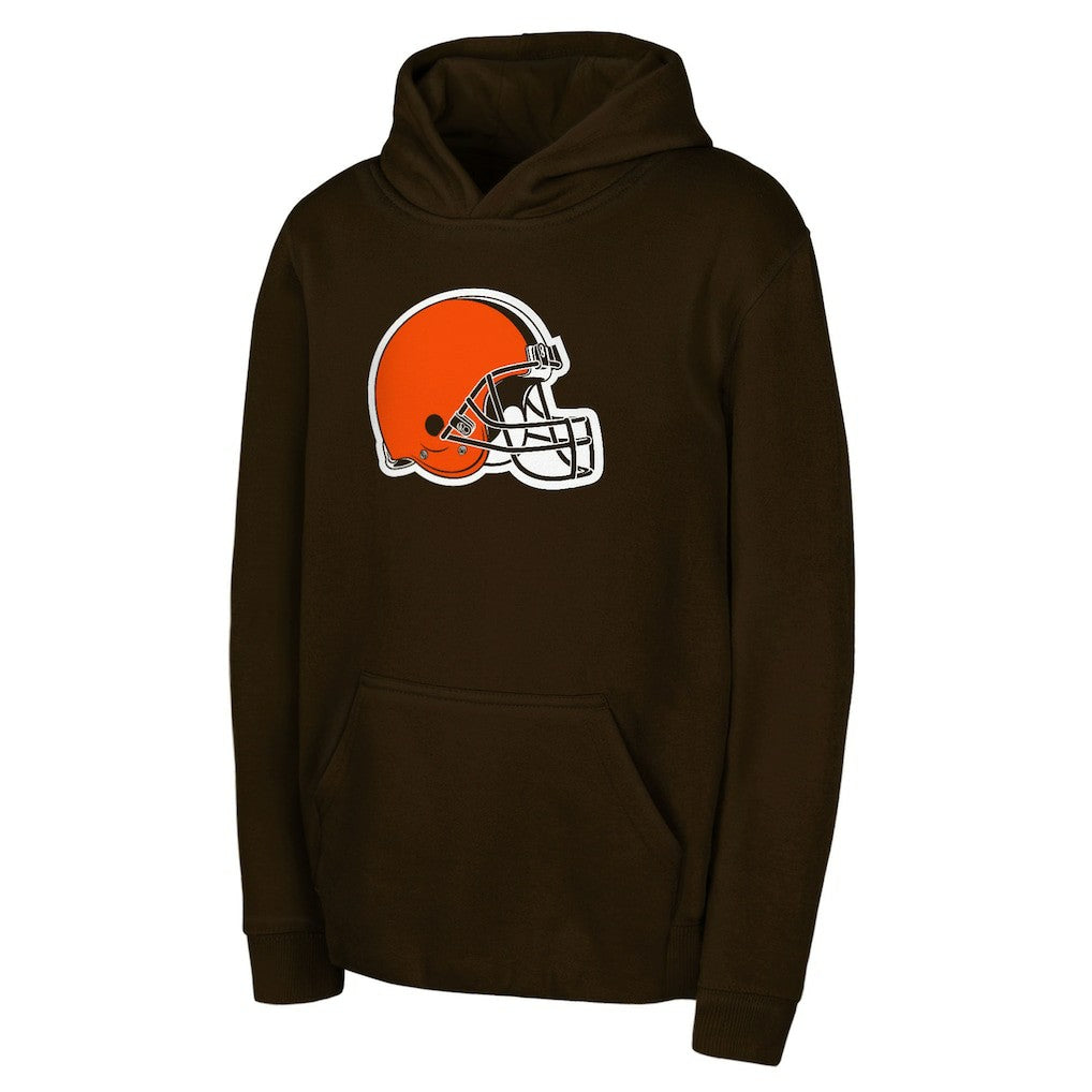 Youth Team Logo Pullover Hoodie - Cleveland Browns