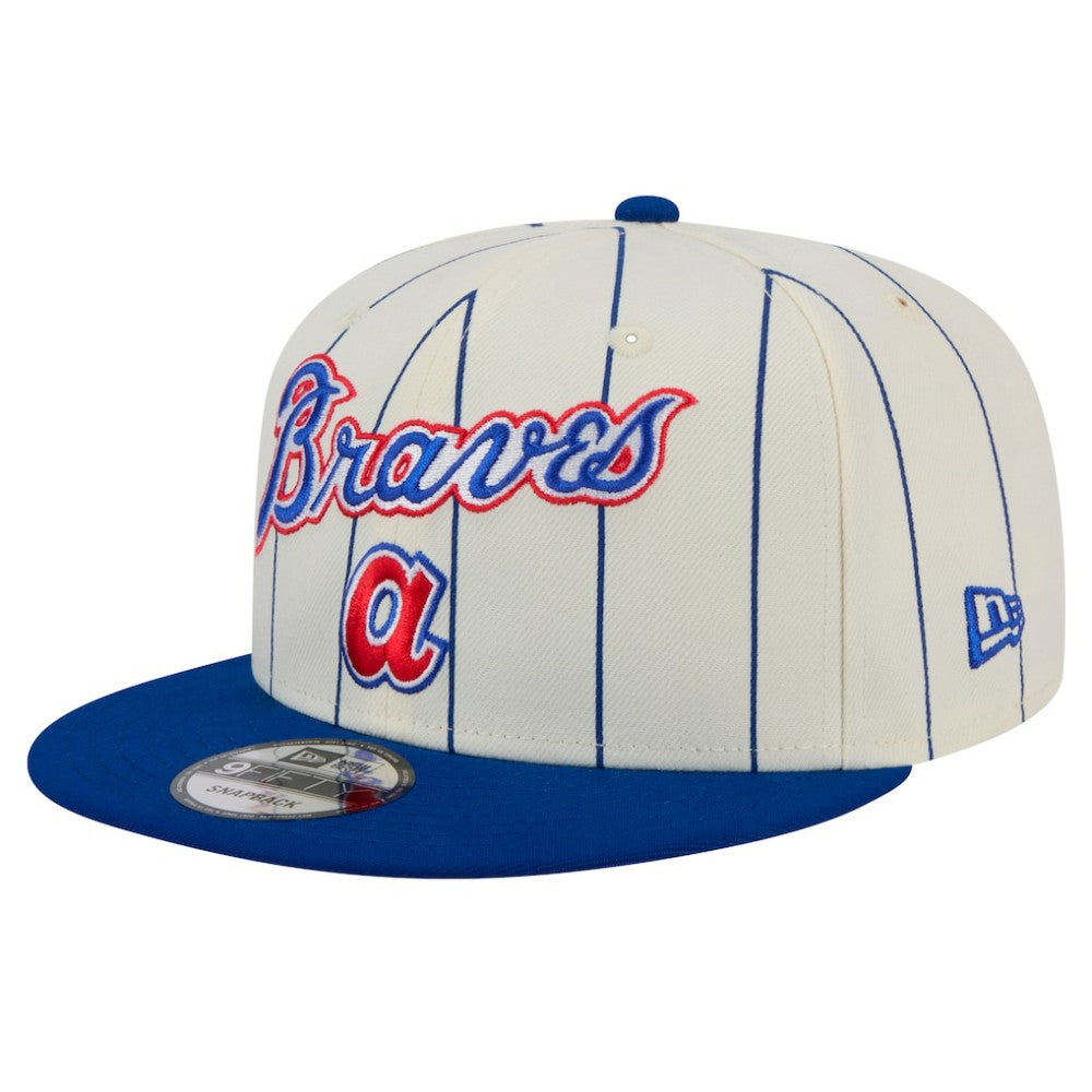 MLB Atlanta Braves New Era Jersey Pinstripe 9FIFTY Snapback Hat