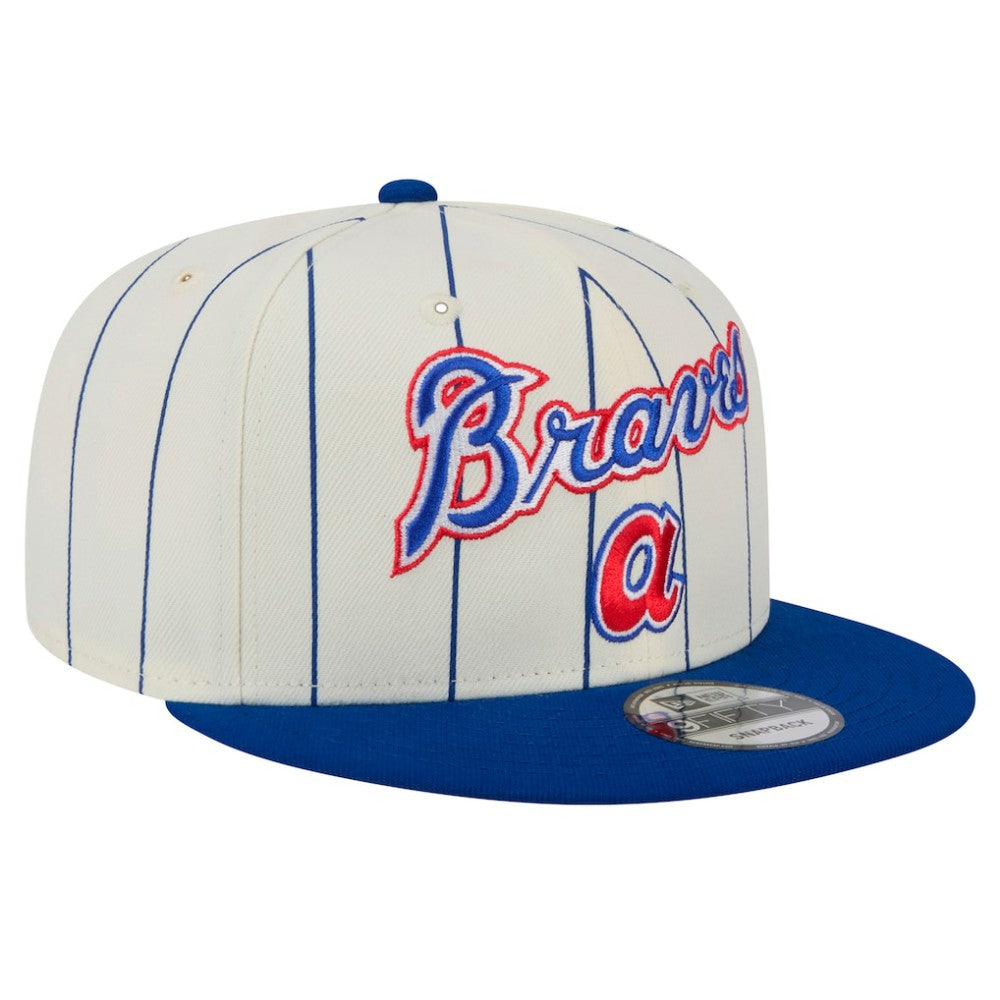 MLB Atlanta Braves New Era Jersey Pinstripe 9FIFTY Snapback Hat