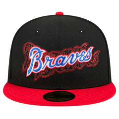 MLB Atlanta Braves New Era Shadow Stitch 59FIFTY Fitted Hat