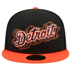MLB Detroit Tigers New Era Shadow Stitch 59FIFTY Fitted Hat