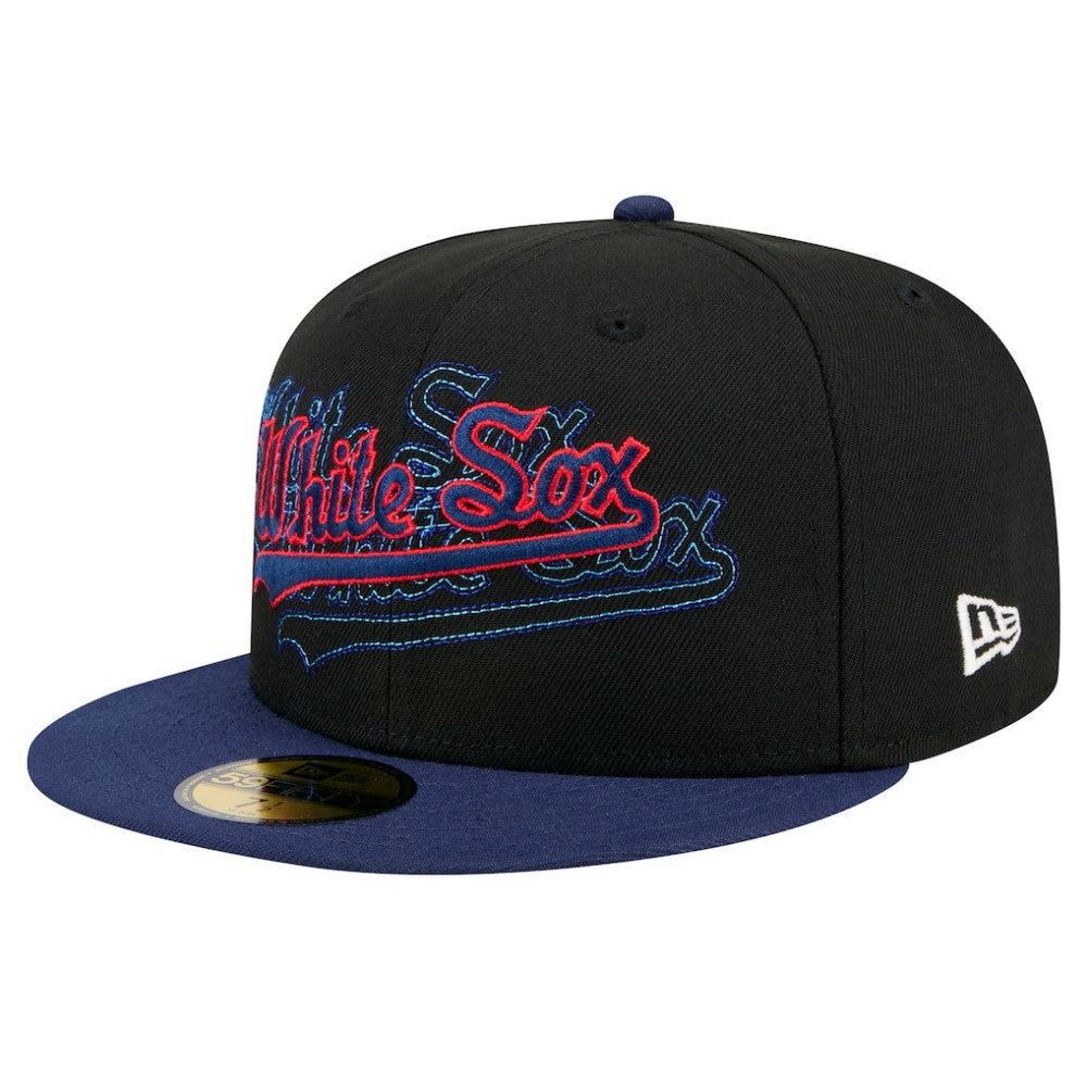 MLB Chicago White Sox New Era Shadow Stitch 59FIFTY Fitted Hat