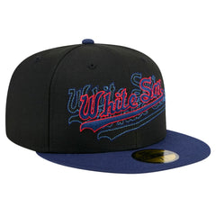 MLB Chicago White Sox New Era Shadow Stitch 59FIFTY Fitted Hat