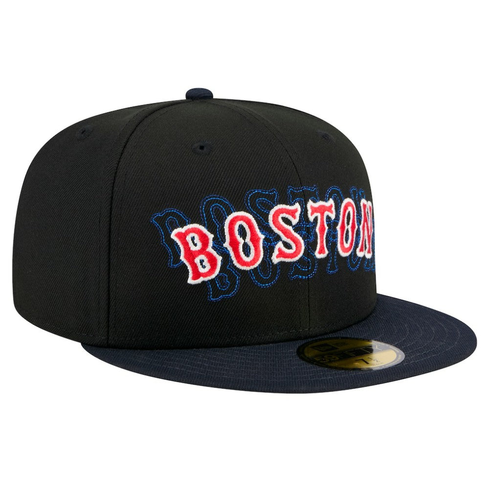 MLB Boston Red Sox New Era Shadow Stitch 59FIFTY Fitted Hat