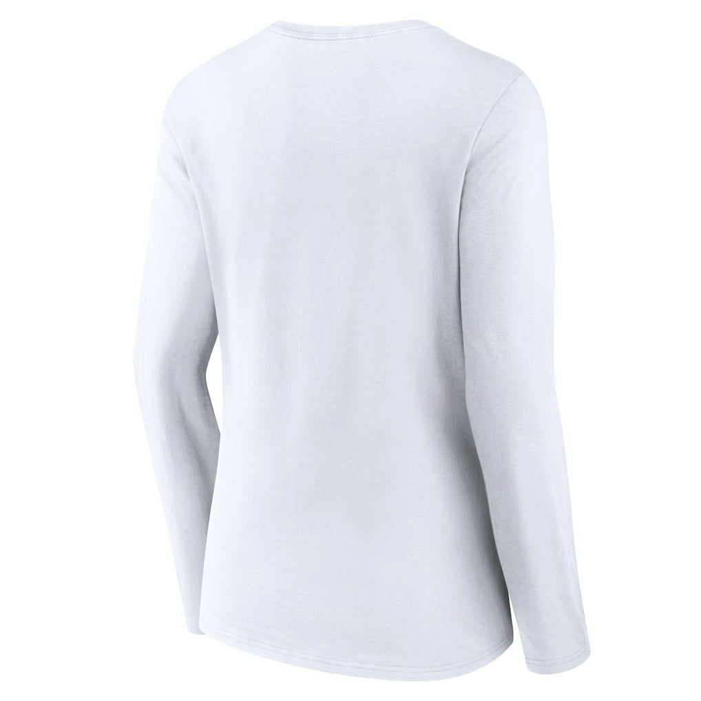 Women's Secondary Logo Long Sleeve V-Neck T-Shirt - Houston Texans