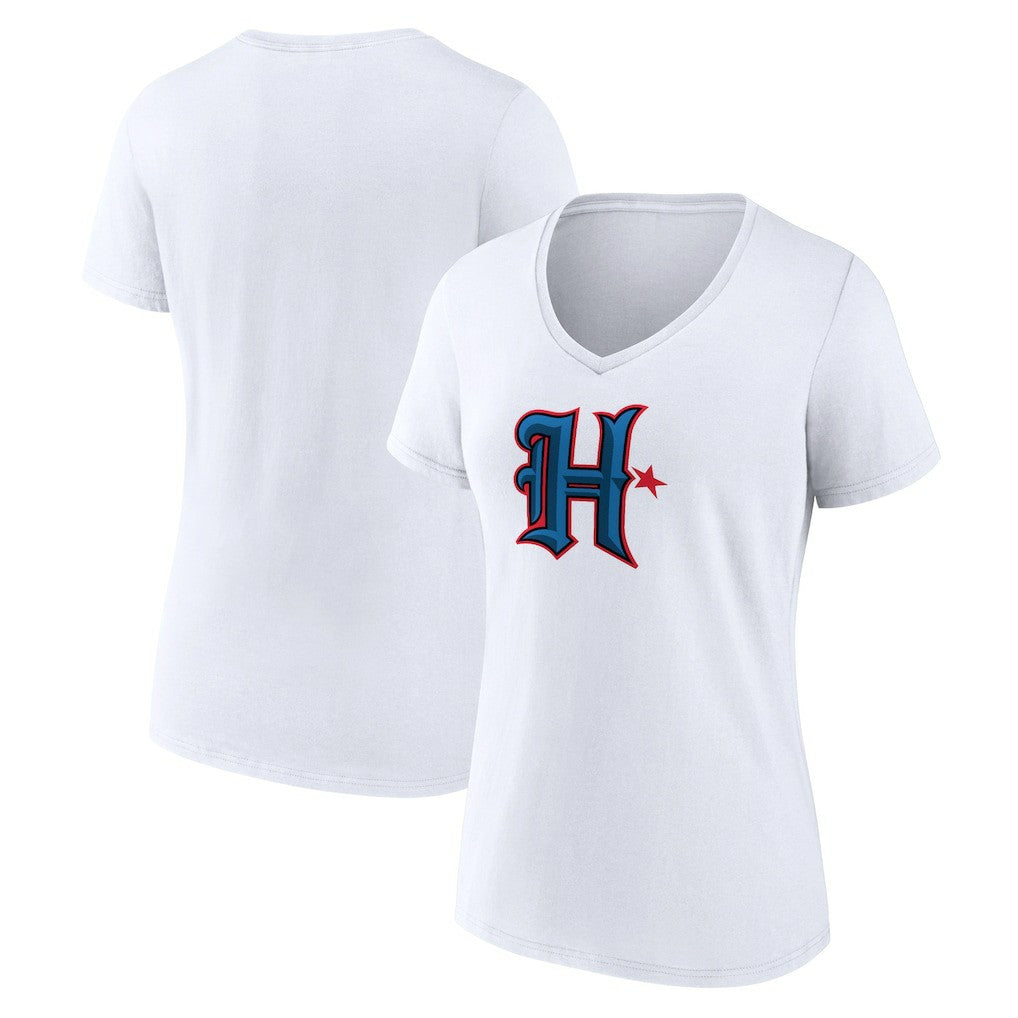 Women's Secondary Logo V-Neck T-Shirt - Houston Texans