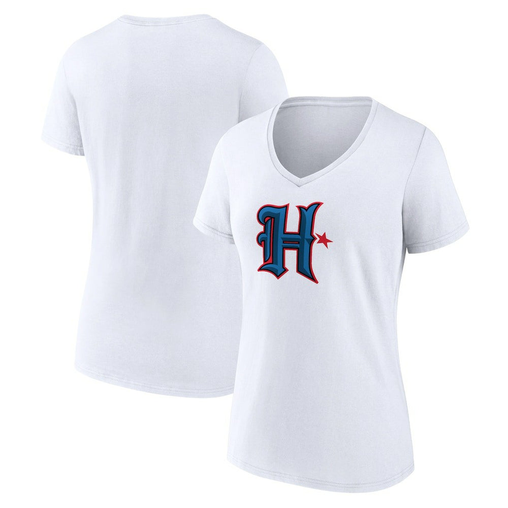 Women's Secondary Logo V-Neck T-Shirt - Houston Texans