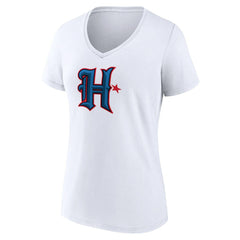 Women's Secondary Logo V-Neck T-Shirt - Houston Texans