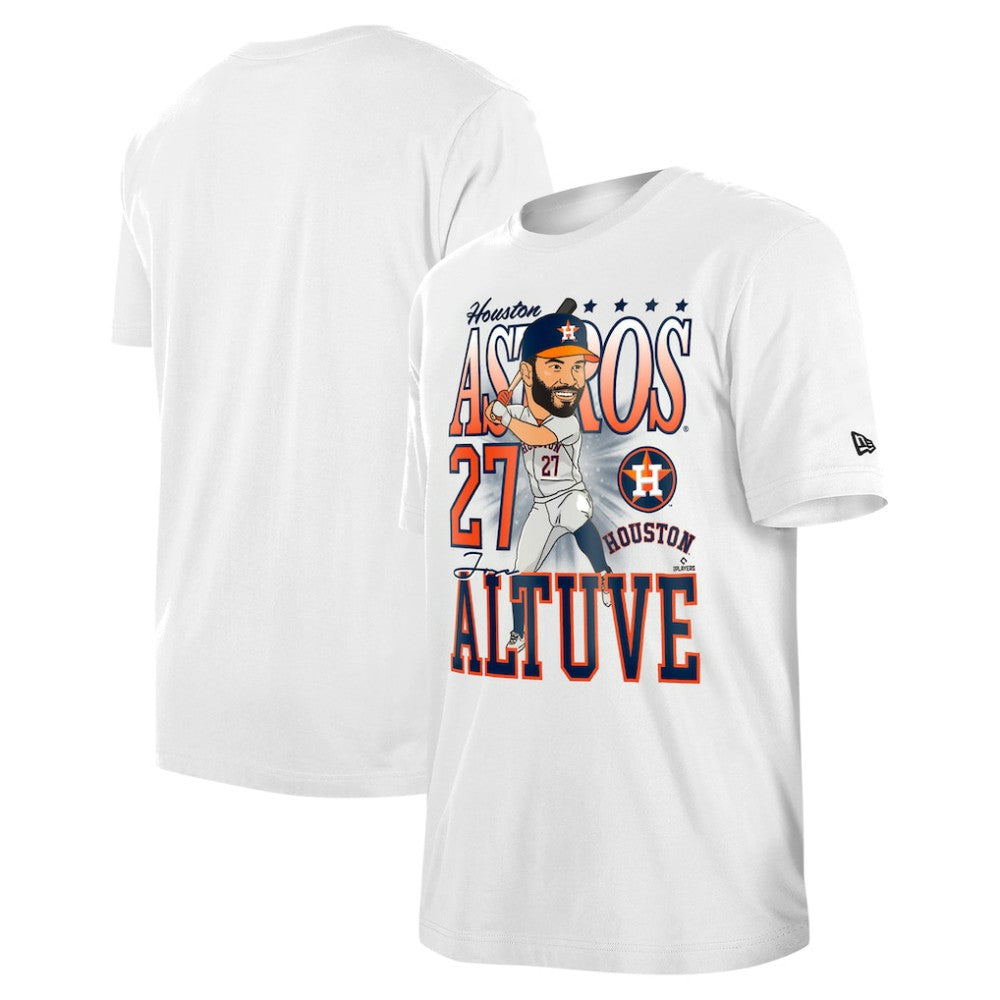 MLB Jose Altuve Houston Astros New Era Caricature T-Shirt