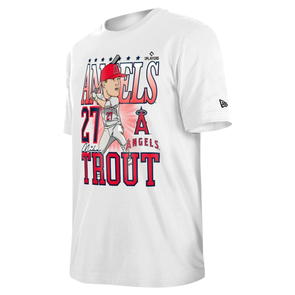 MLB Mike Trout Los Angeles Angels New Era Caricature T-Shirt