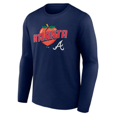 MLB Atlanta Braves Peach Long Sleeve T-Shirt