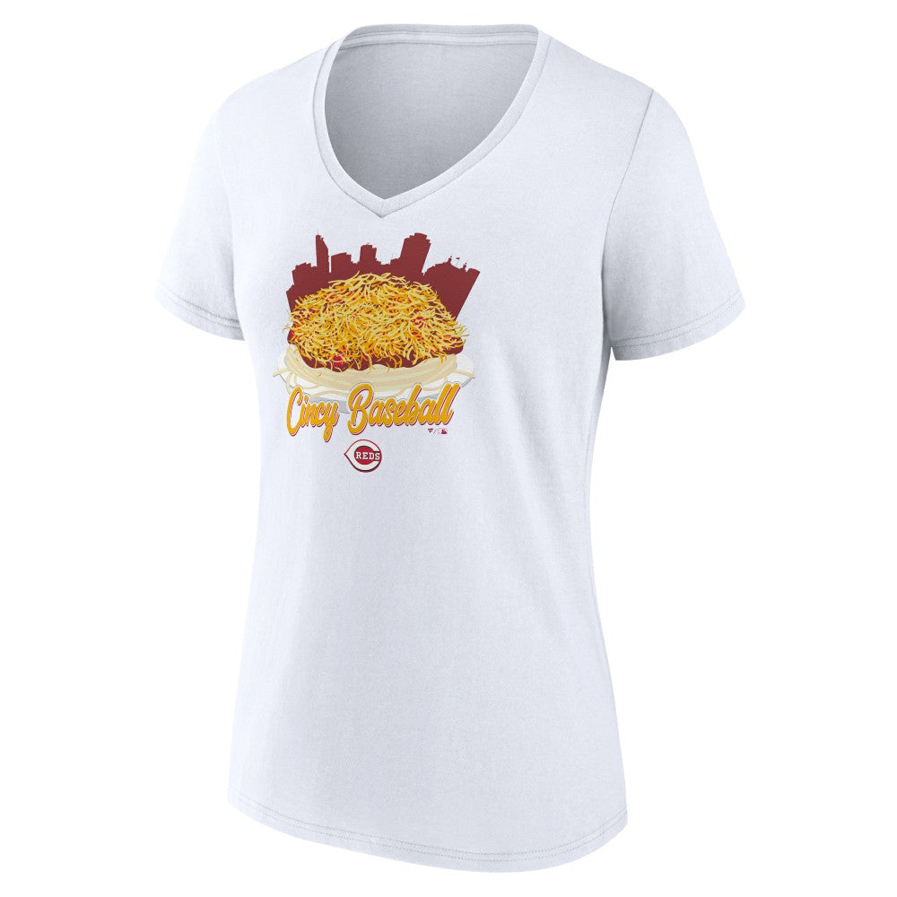 MLB Cincinnati Reds Women's Chili V-Neck T-Shirt