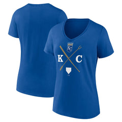 MLB Kansas City Royals Women's KC Local V-Neck T-Shirt