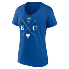 MLB Kansas City Royals Women's KC Local V-Neck T-Shirt
