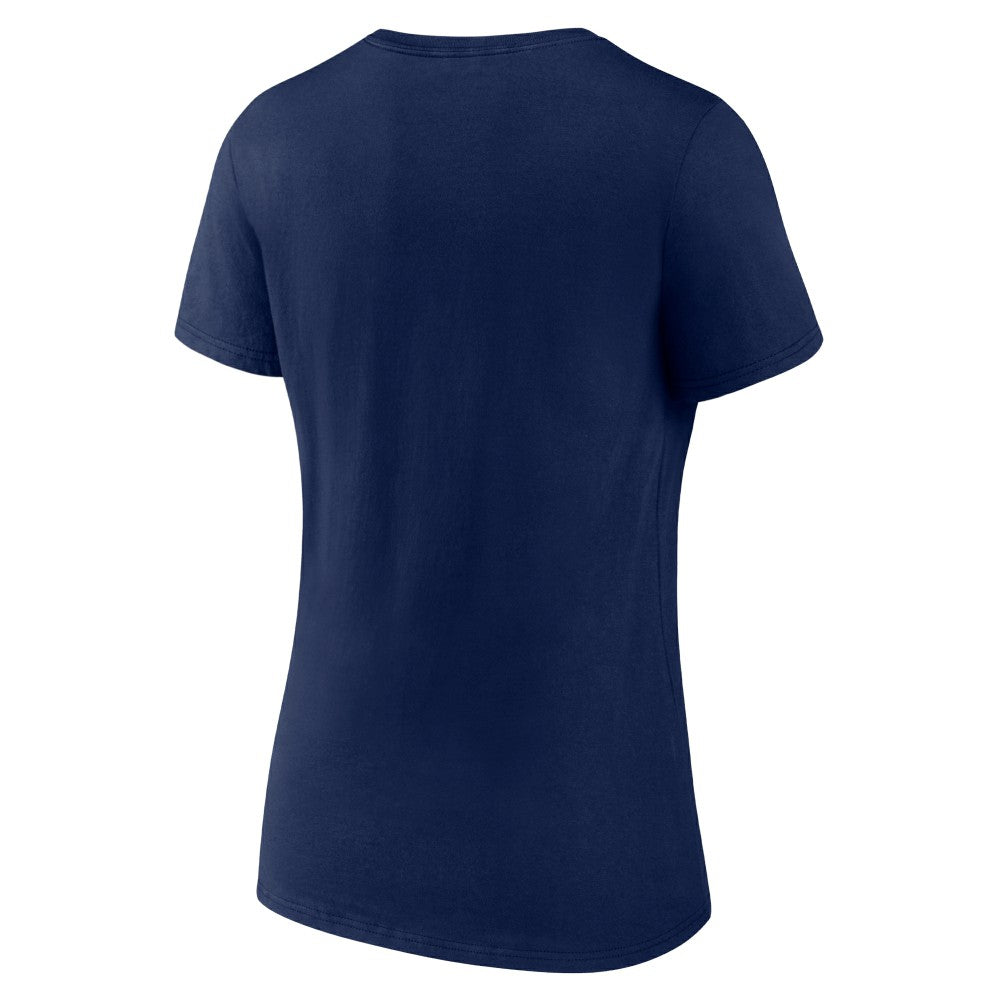 MLB Minnesota Twins Women's Nice V-Neck T-Shirt