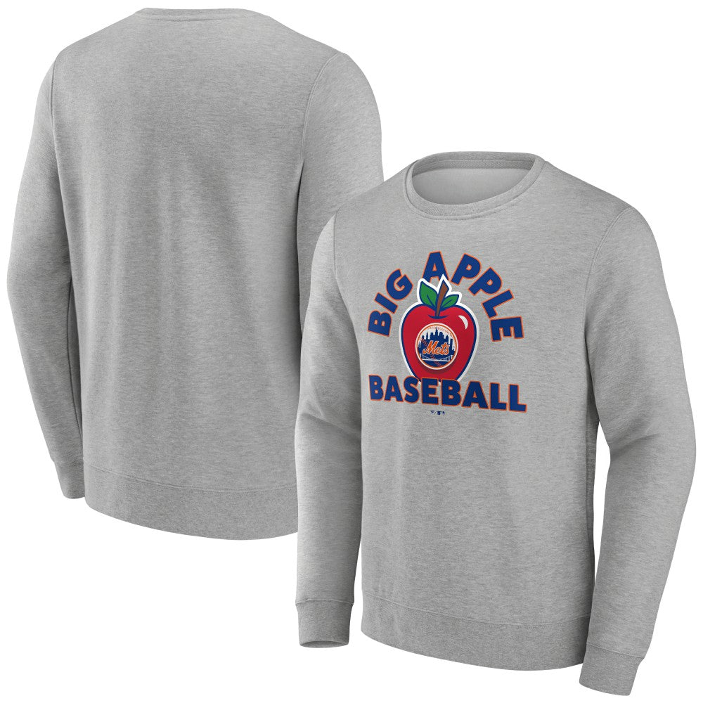 MLB New York Mets Big Apple Baseball Pullover Sweatshirt