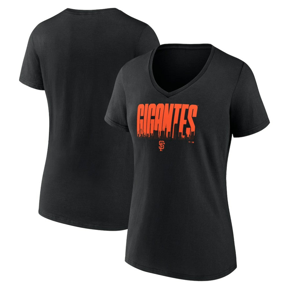 MLB San Francisco Giants Women's Gigantes V-Neck T-Shirt