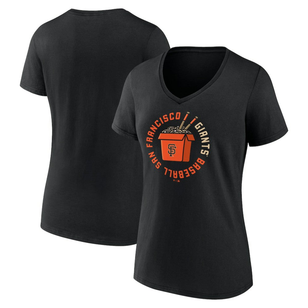 MLB San Francisco Giants Women's Noodles V-Neck T-Shirt