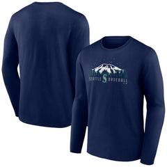 MLB Seattle Mariners Mountains Long Sleeve T-Shirt