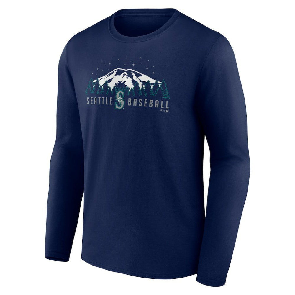 MLB Seattle Mariners Mountains Long Sleeve T-Shirt
