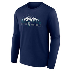 MLB Seattle Mariners Mountains Long Sleeve T-Shirt