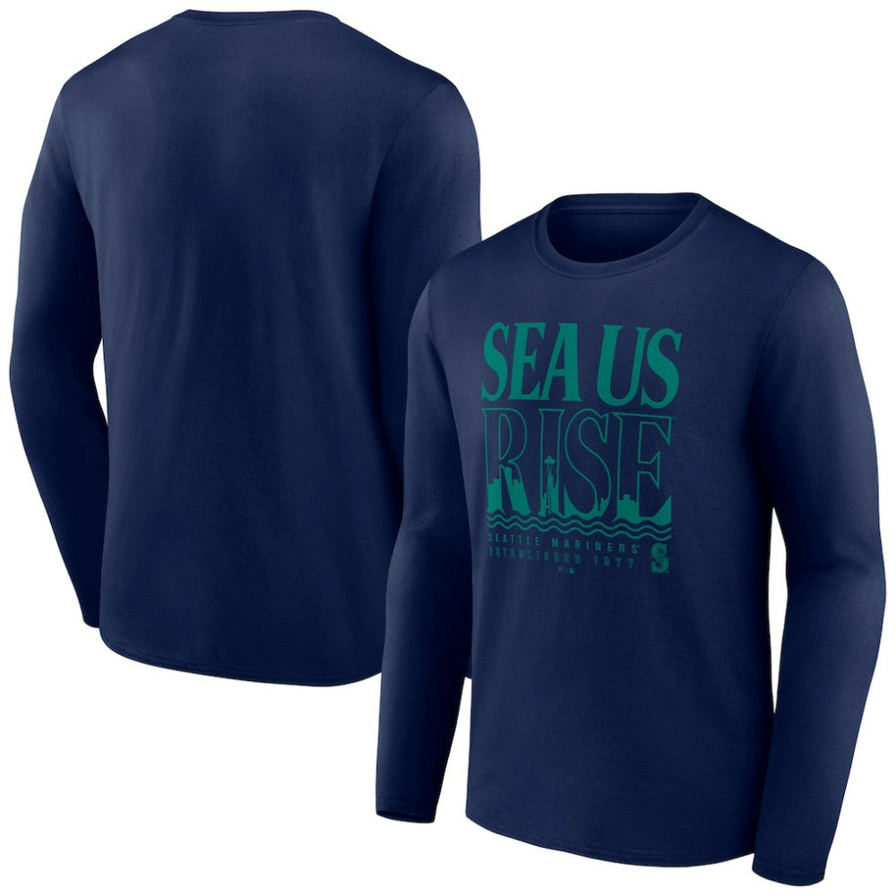 MLB Seattle Mariners Sea Us Rise Long Sleeve T-Shirt