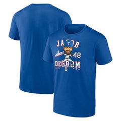 MLB Jacob deGrom Texas Rangers Caricature T-Shirt