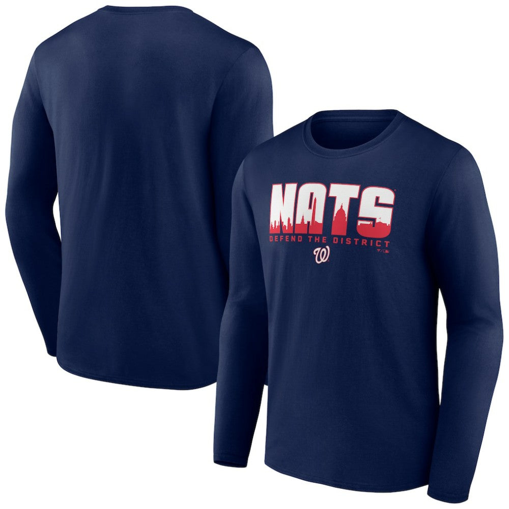 MLB Washington Nationals Defend the District Long Sleeve T-Shirt
