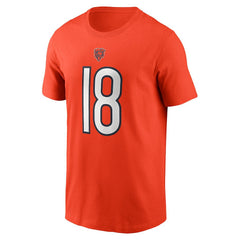 Caleb Williams  Name & Number T-Shirt - Chicago Bears