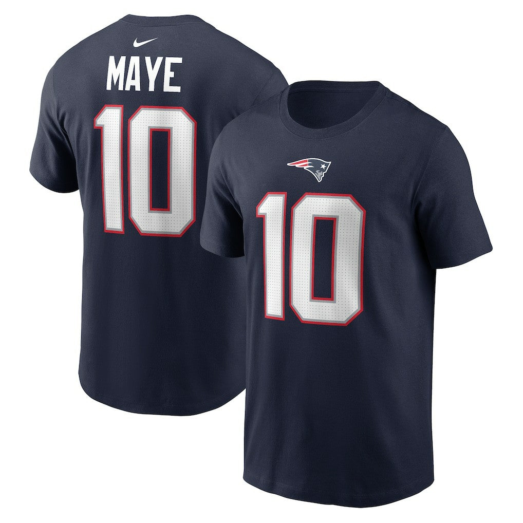 Drake Maye  Youth Fuse Name & Number T-Shirt - New England Patriots