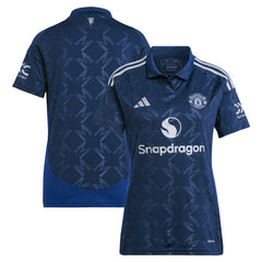 Manchester United Women's 2024/25 Away Replica Jersey - Adidas Navy